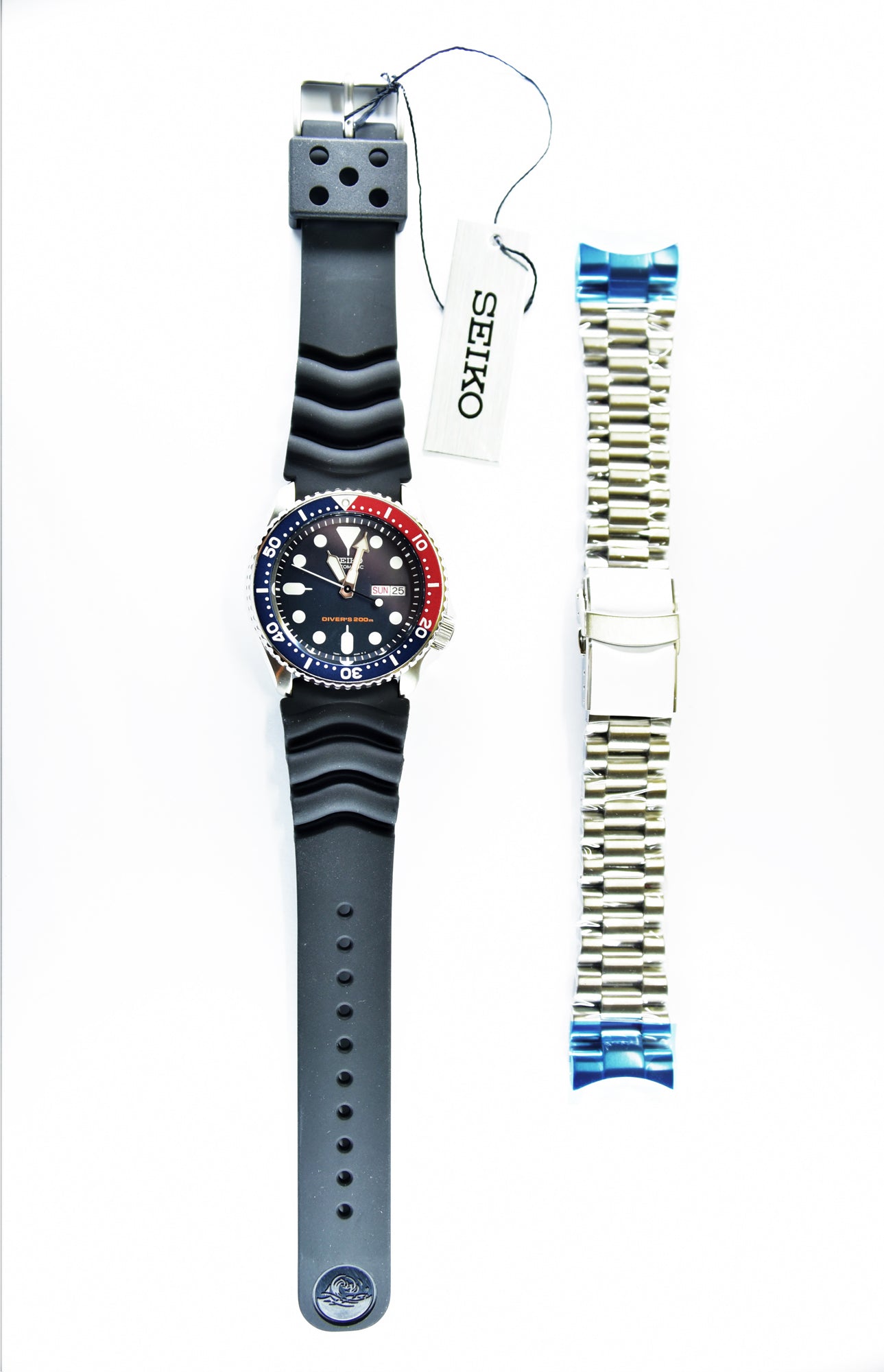 Seiko Pepsi SKX Diver's 200M Men's Rubber+Endmill 316L S/S Strap Watch –  Diligence1International