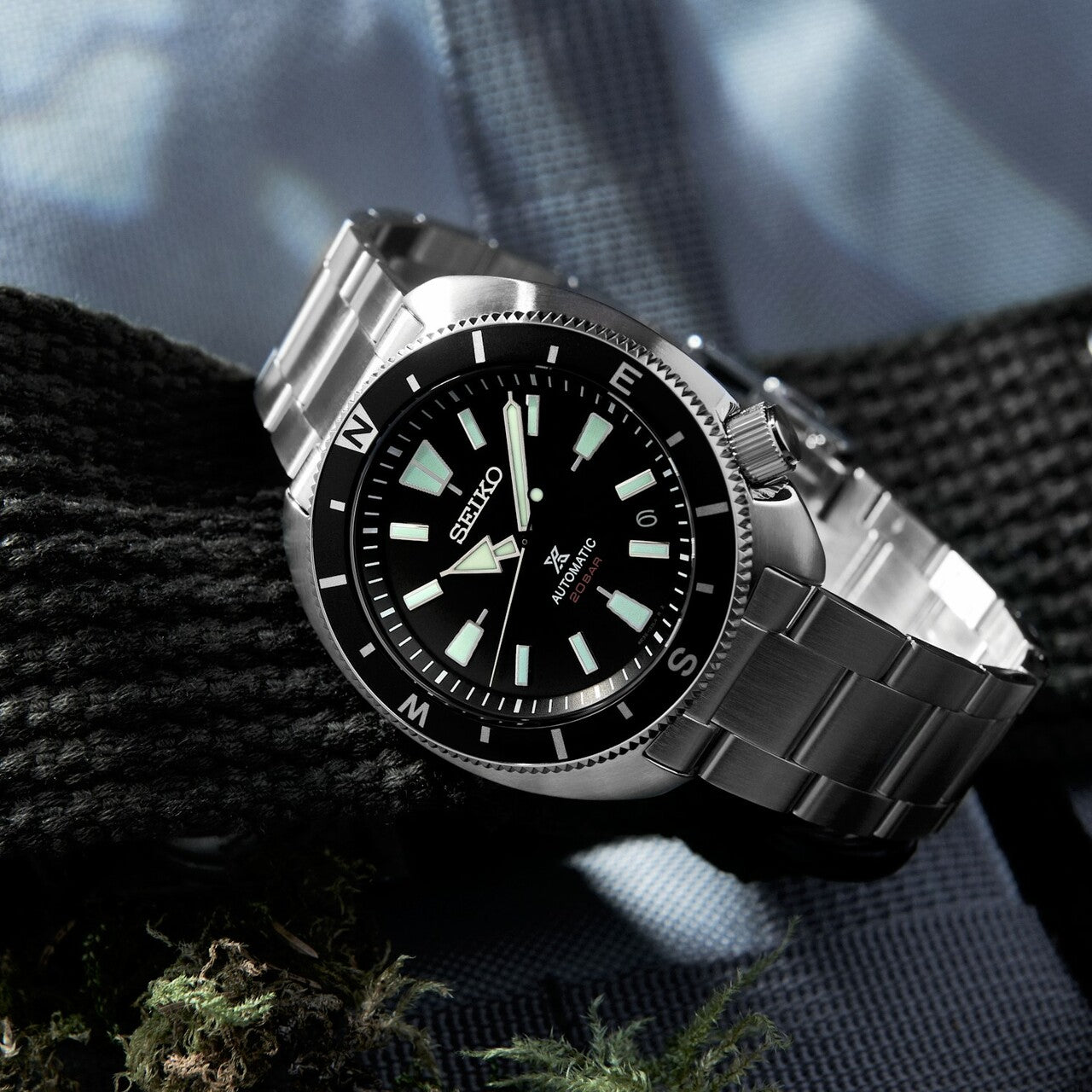 Seiko Prospex Turtle Black Land Tortoise 200M Stainless Steel Watch SR –  Diligence1International