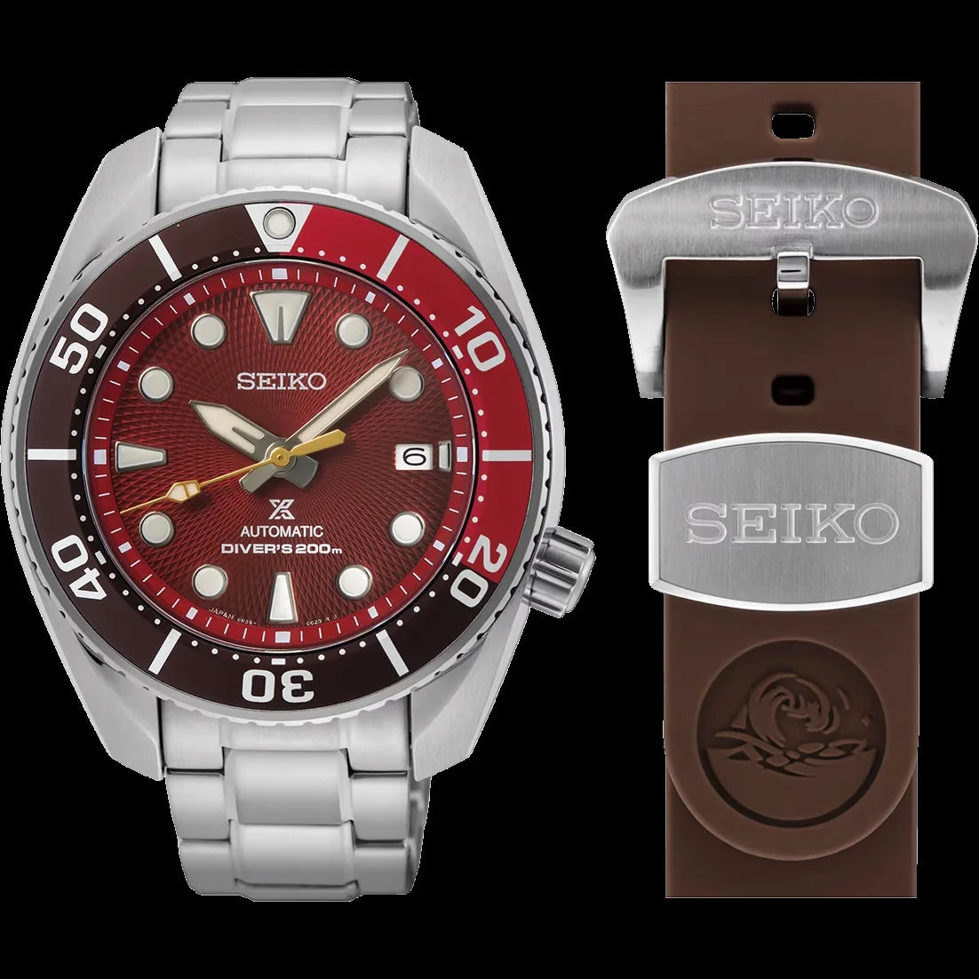 Seiko Prospex King Sumo Red Eagle PH Limited Edition Men's Stainless S –  Diligence1International