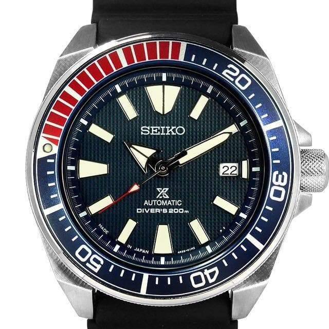 Seiko Prospex Japan Made Pepsi Samurai Reissue 200M Diver's Men's Watc –  Diligence1International