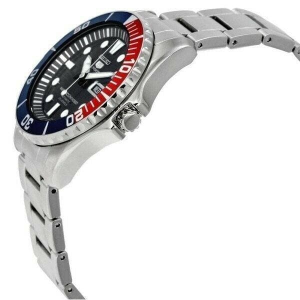 Seiko 5 Sports Pepsi Sea Urchin Automatic Men's Watch SNZF15K1 –  Diligence1International