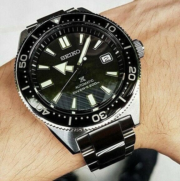 Seiko 62MAS Reissue Japan Made Black Dial 200M Men's Diver's Watch SPB –  Diligence1International