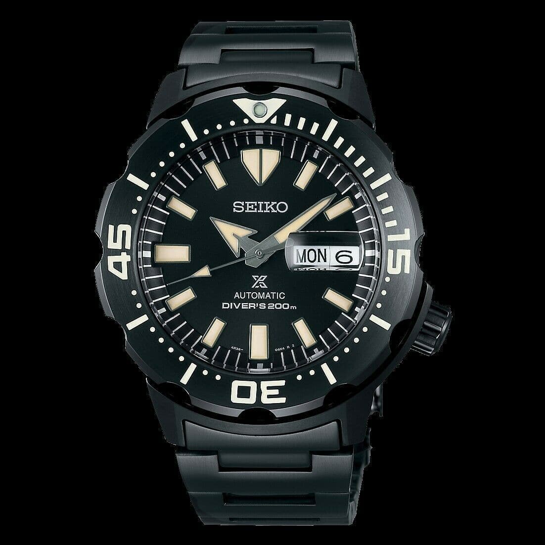 Seiko Black King Monster Gen 4 Diver's 200M Men's Watch SRPD29K1 –  Diligence1International