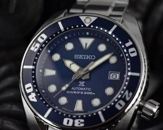 Seiko JDM Blumo Blue Sumo Men's Stainless Steel Watch SBDC033 –  Diligence1International