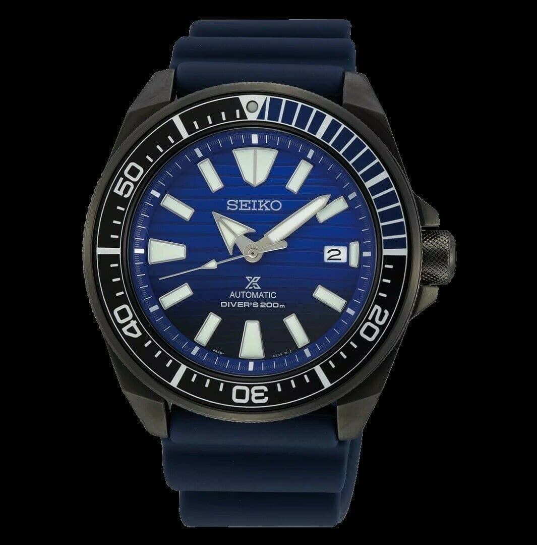 Seiko SE Save the Ocean Dark Samurai 200M Diver's Men's Watch SRPD09K1 -  Diligence1International