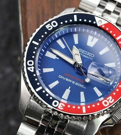 Seiko Thai Limited Edition Pepsi SKX Diver's Men's Stainless Steel Wat –  Diligence1International