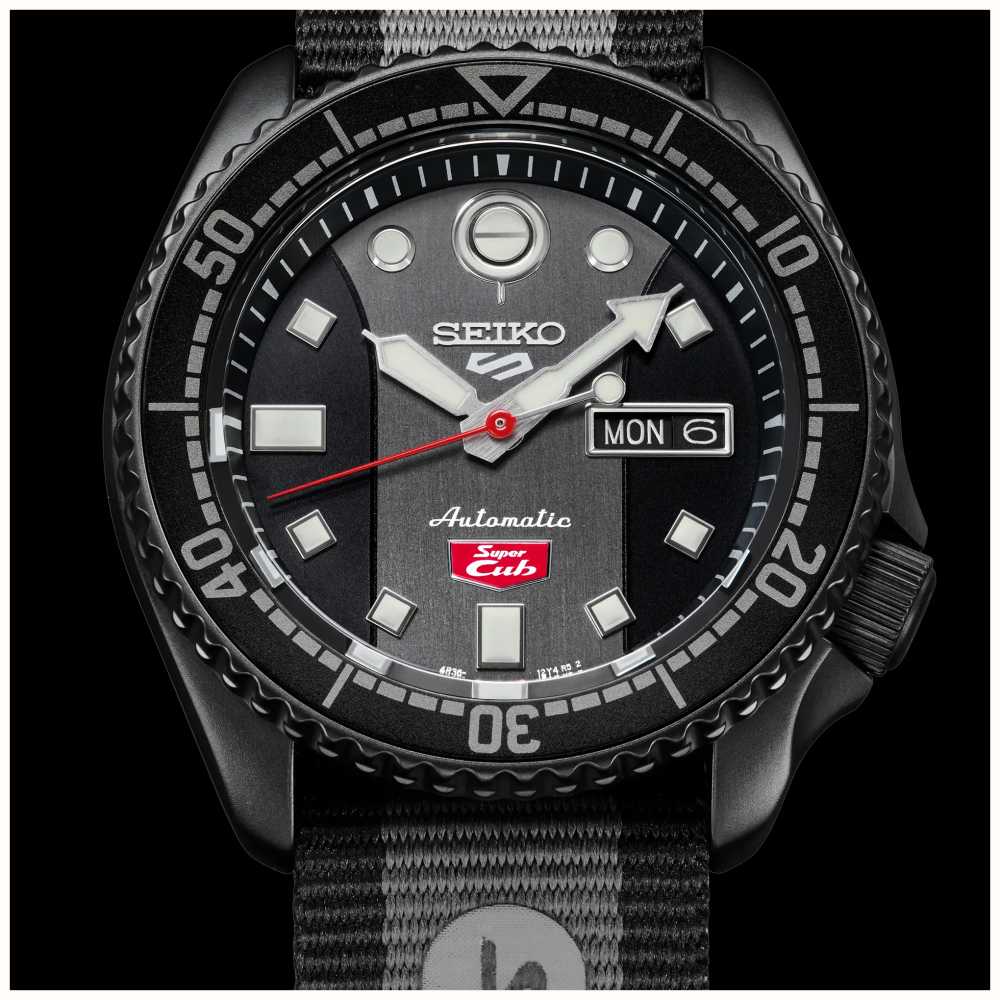 Seiko 5 100M X Honda Super Cub Limited Edition Automatic Watch SRPJ75K –  Diligence1International