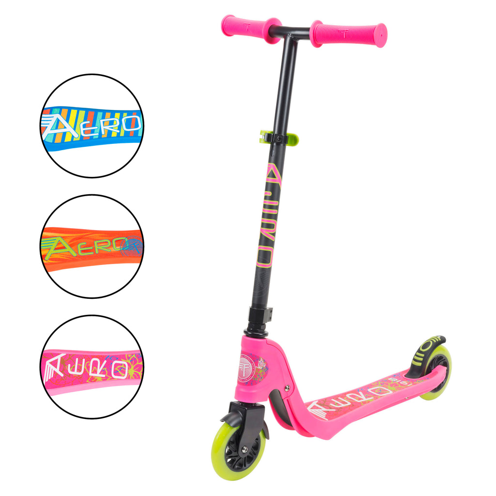 pink kick scooter