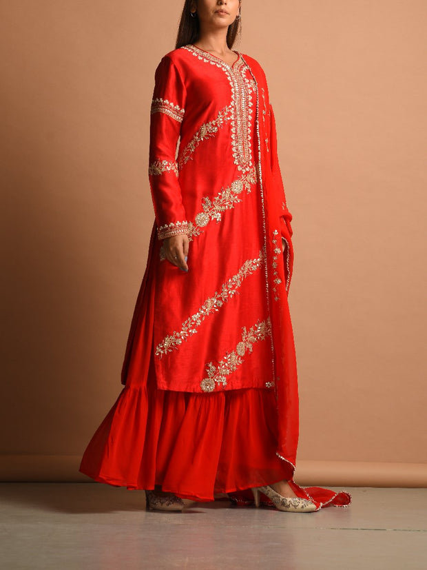 sharara suit gota patti