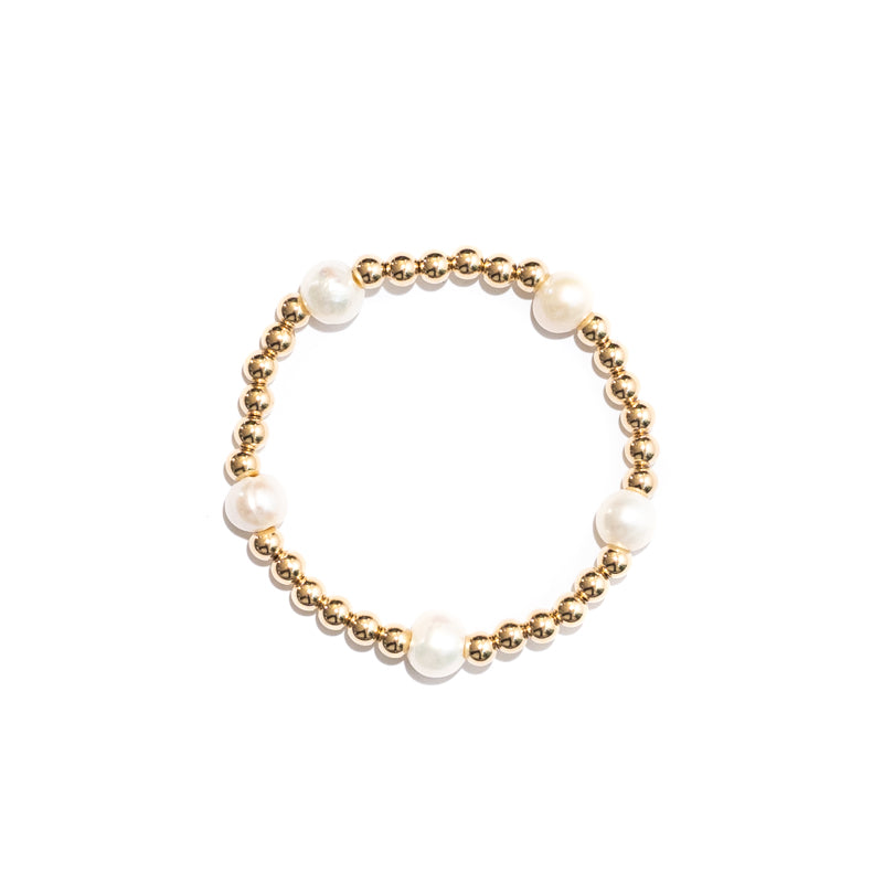 Beaded Pearl Bracelet – Danaë