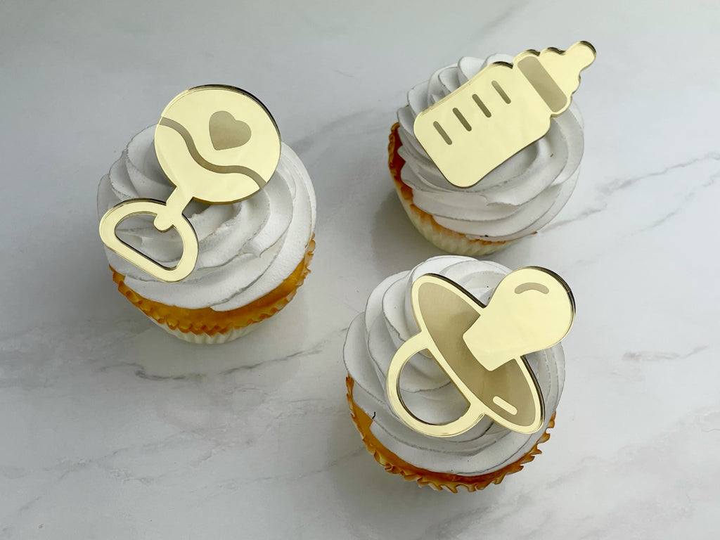 Oh Baby Shower Cupcake Toppers – Z Create Design