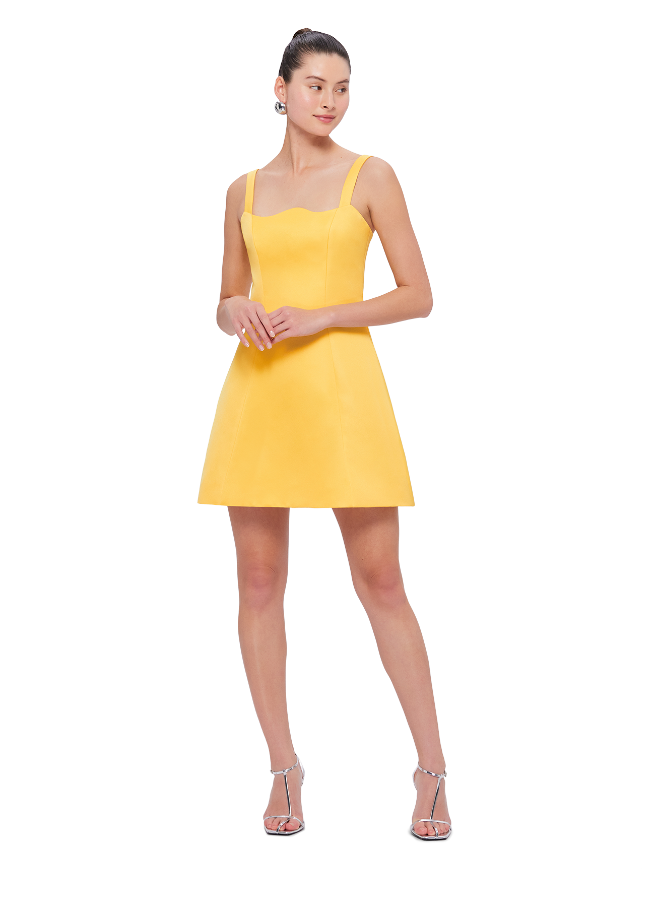 Abigail Mini Dress - Canary
