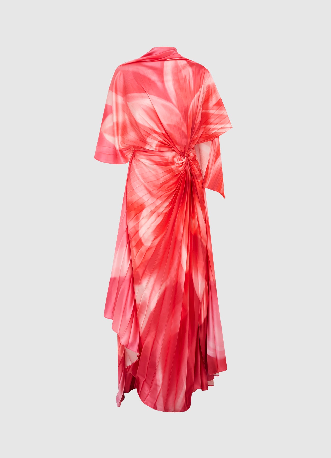 Marissa Pleated Draped Dress - Prism Print - LEO LIN product image