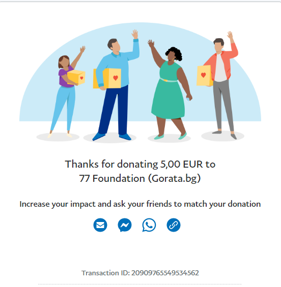I donated 5 Euros to Foundation 77 which is enough for planting 17 trees at least.