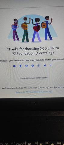ExiArts donation of five euros for planting trees
