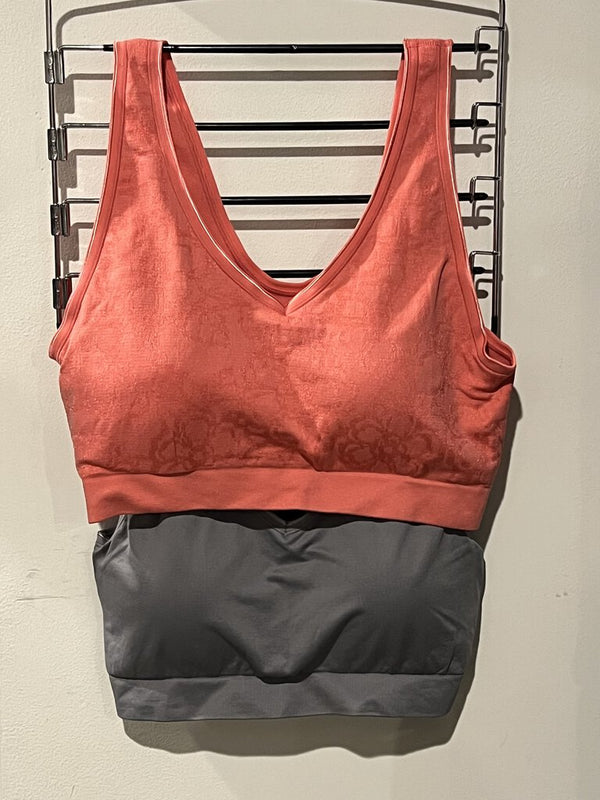 R45 Med BLUSH/WH Anybody Set/2 seamless bras – Selective Seconds