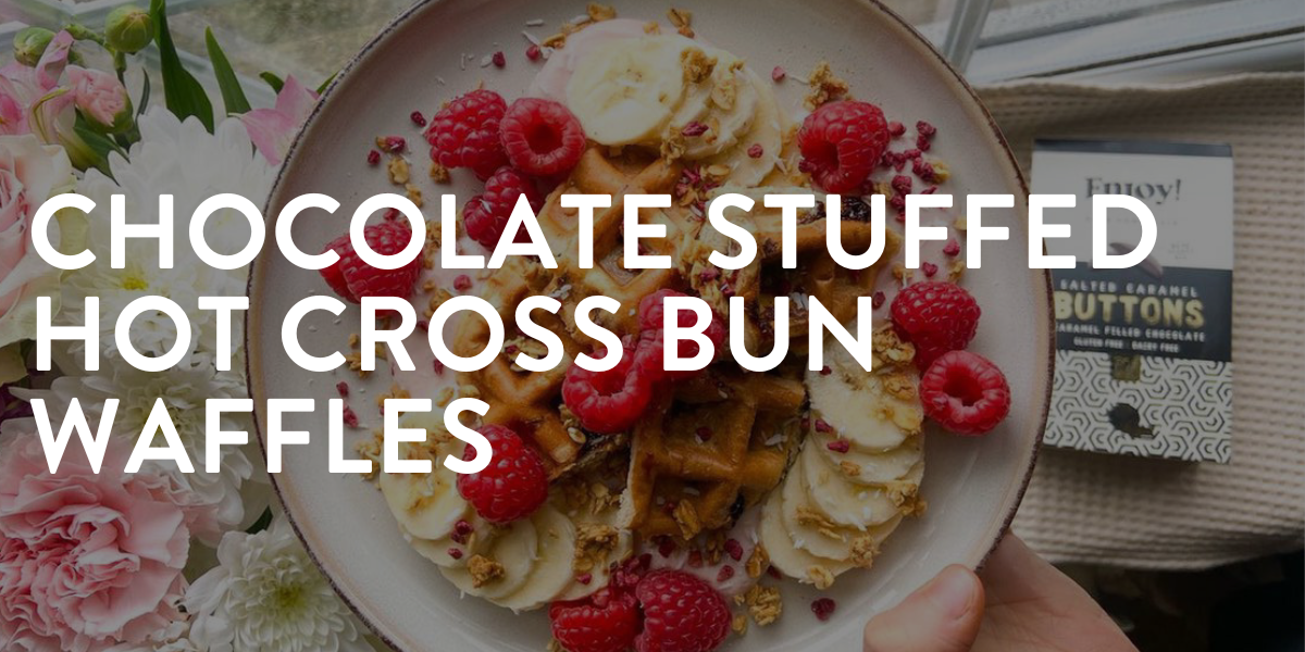 hot cross bun waffles