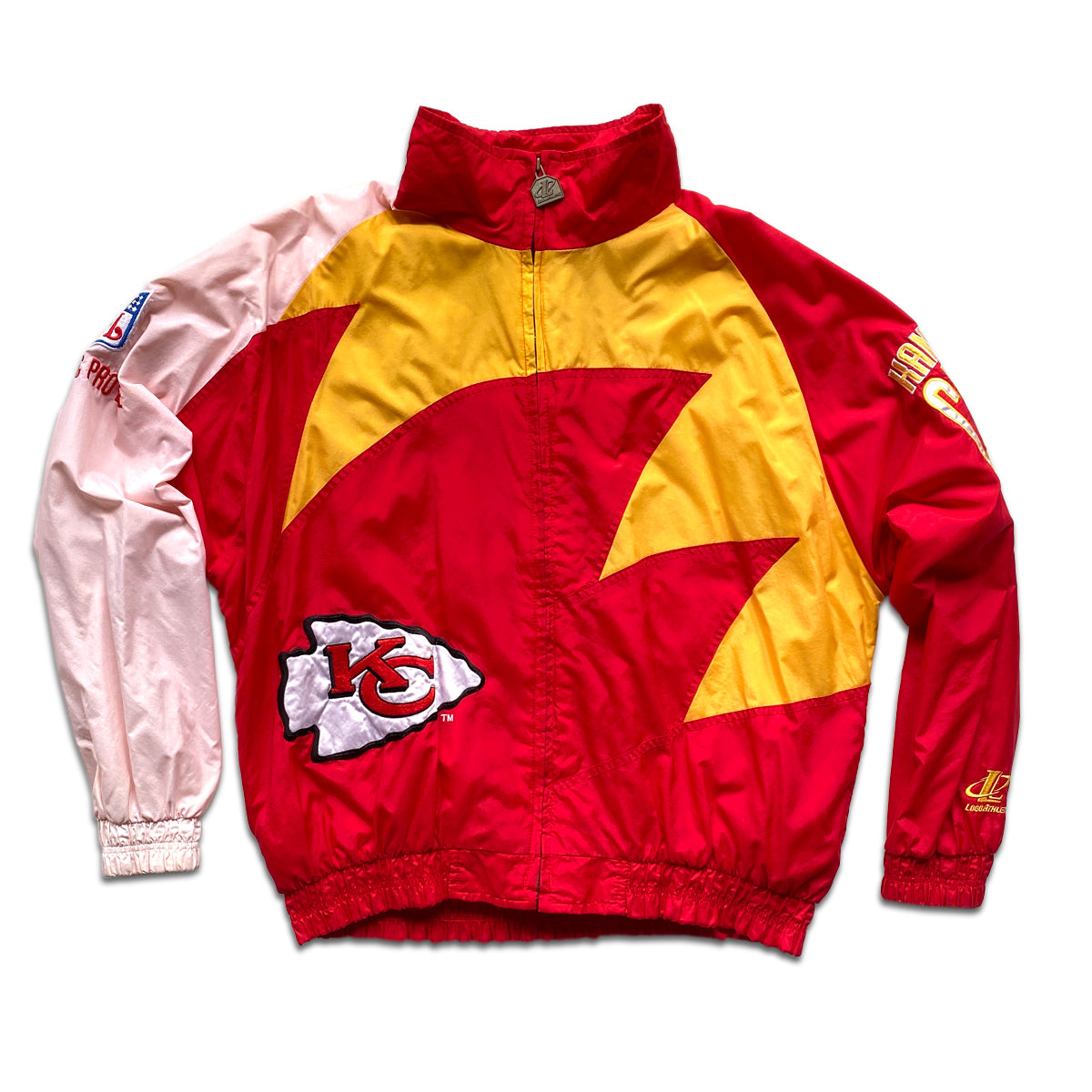 VINTAGE KANSAS CITY CHIEFS LEATHER BOMBER JACKET - LARGE – The Social  Vintage