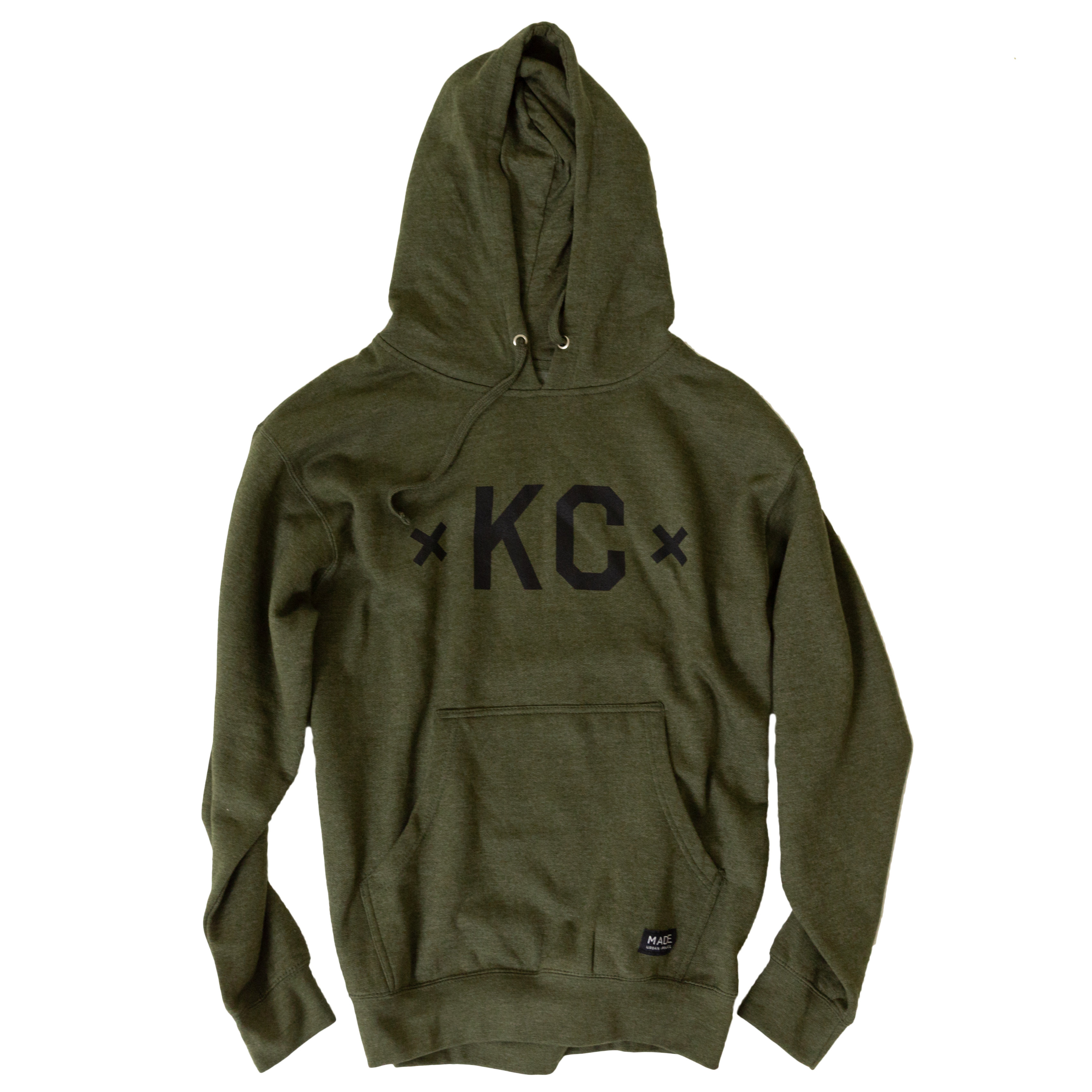 army green chiefs hoodie