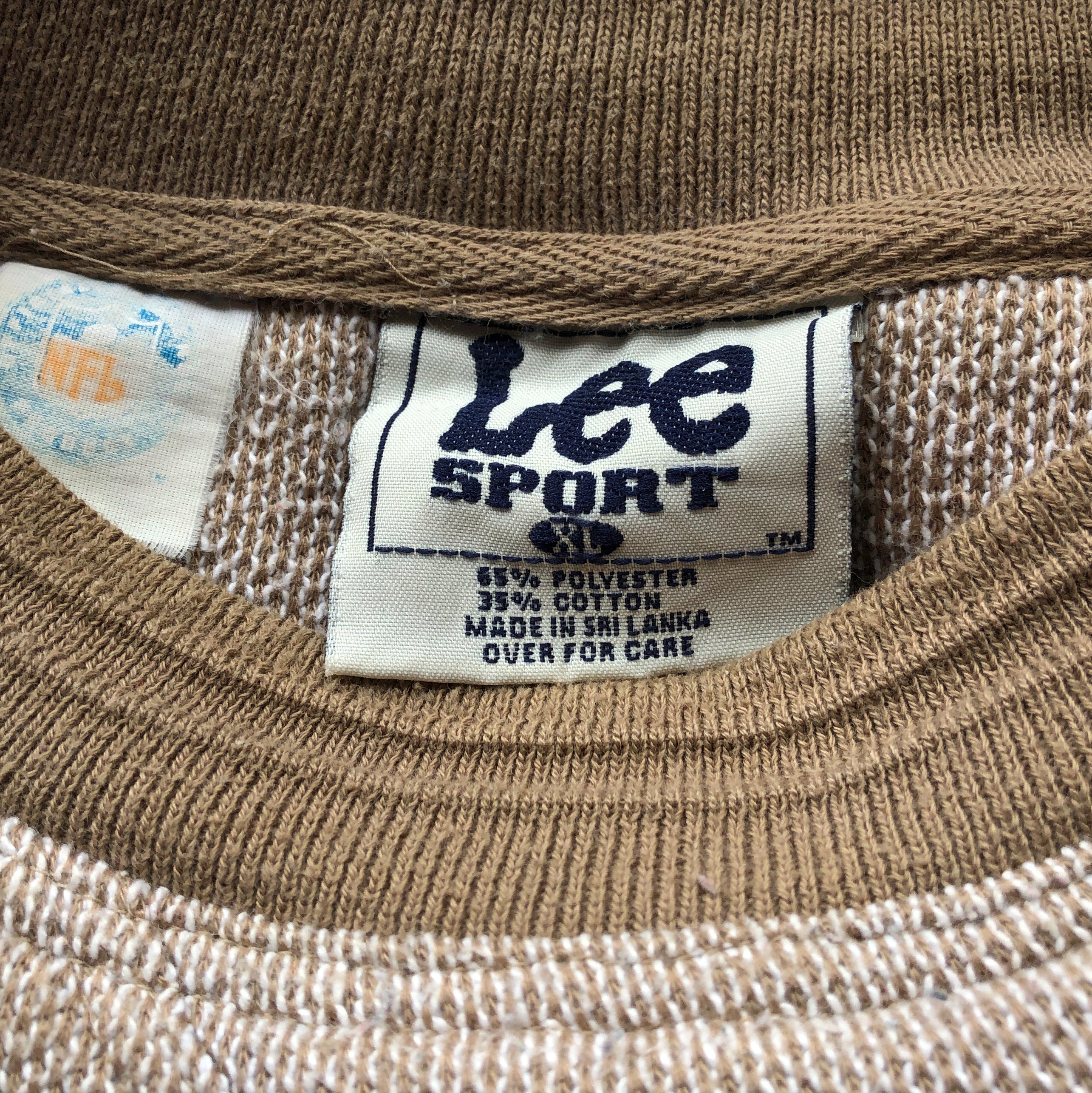 WESTSIDE STOREY VINTAGE | VINTAGE 90'S LEE SPORT SPECKLE TAN CHIEFS SCRIPT SWEATSHIRT