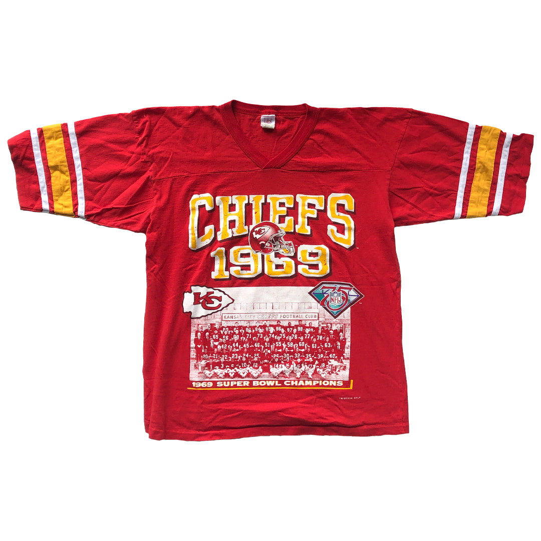 WESTSIDE STOREY VINTAGE | VINTAGE 1994 QUARTER SLEEVE -69 SUPER BOWL TRIBUTE SHIRT