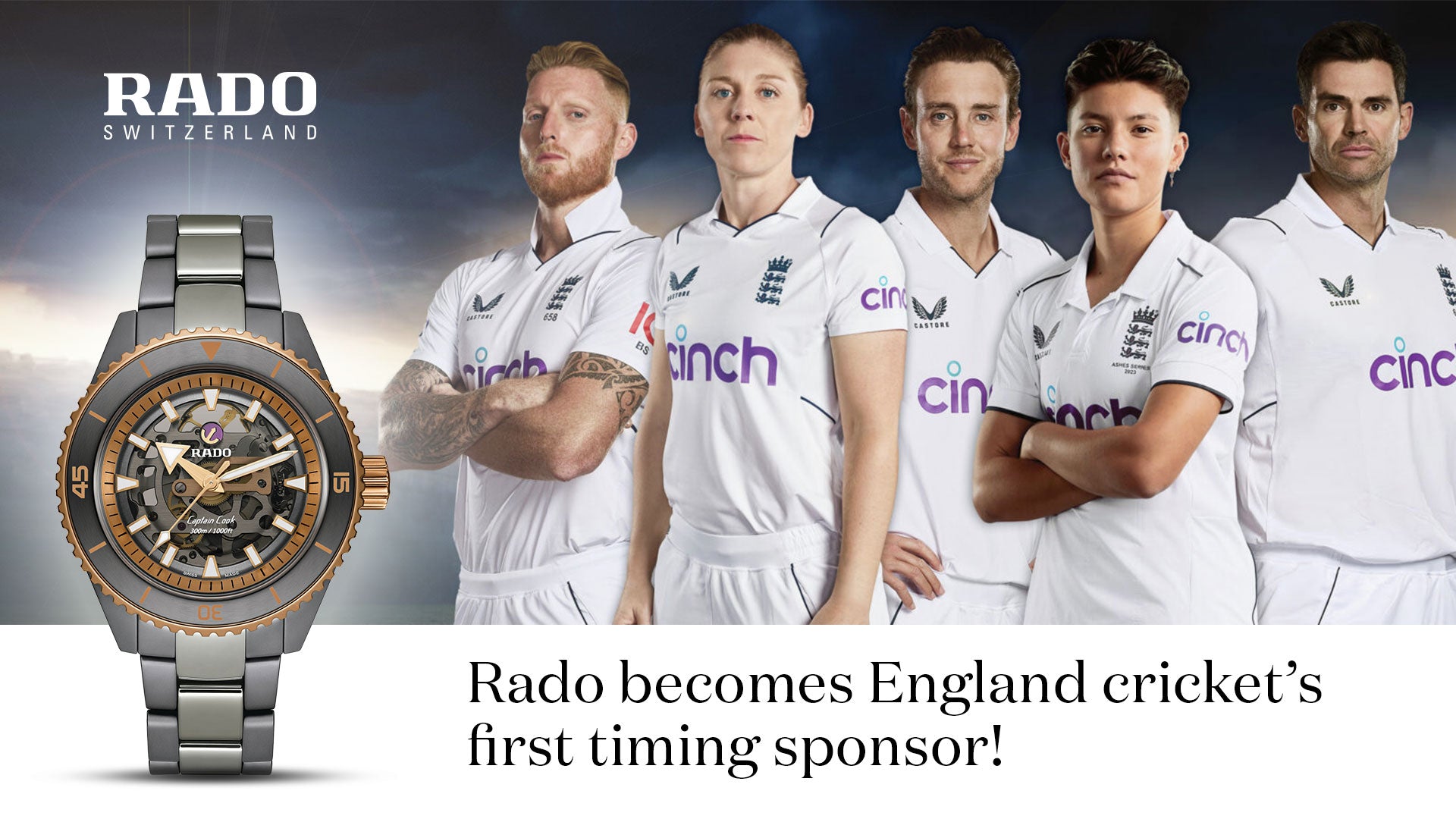 Attention Cricket Fans! Luxury Swiss Watch Brand Rado Becomes England Cricket’s First Timing Sponsor