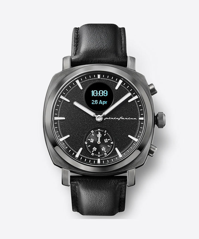 Pininfarina Senso Hybrid Men's Black Smartwatch