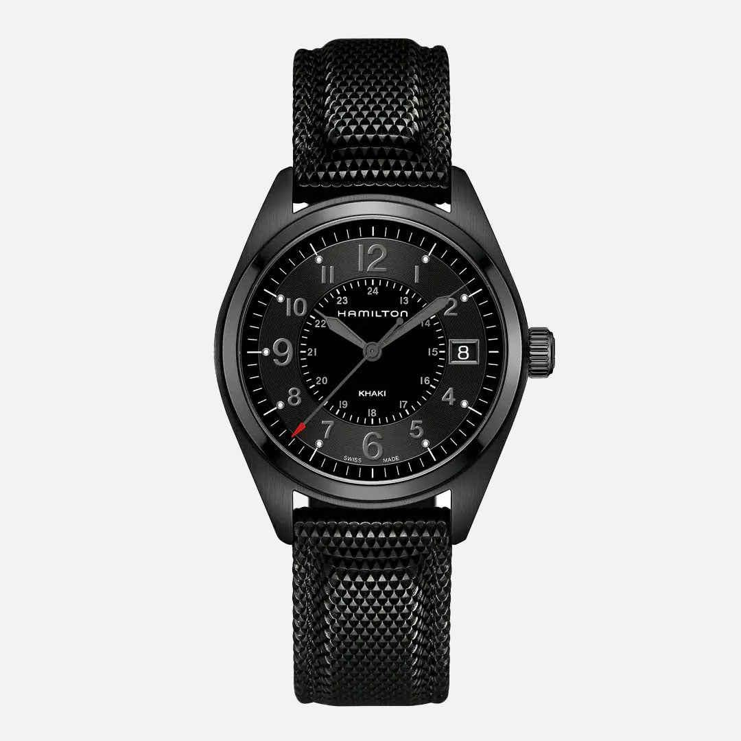 Hamilton Khaki Field Quartz Men's Black Watch - £550