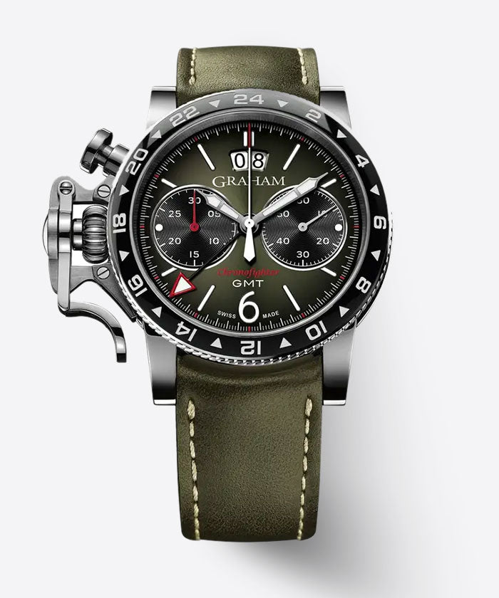 Graham Green Chronofighter Vintage GMT Watch