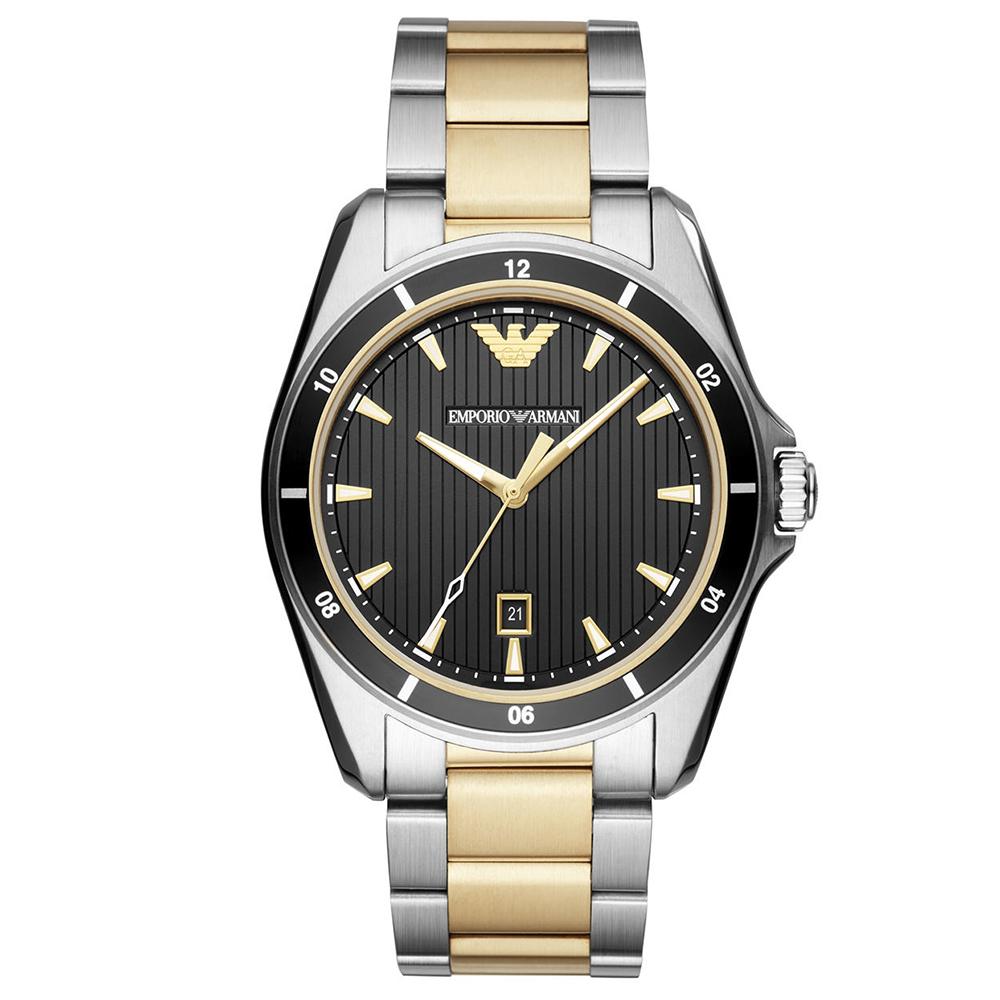 Emporio Armani AR80017 Men's Two Tone Gold Watch from WatchPilot
