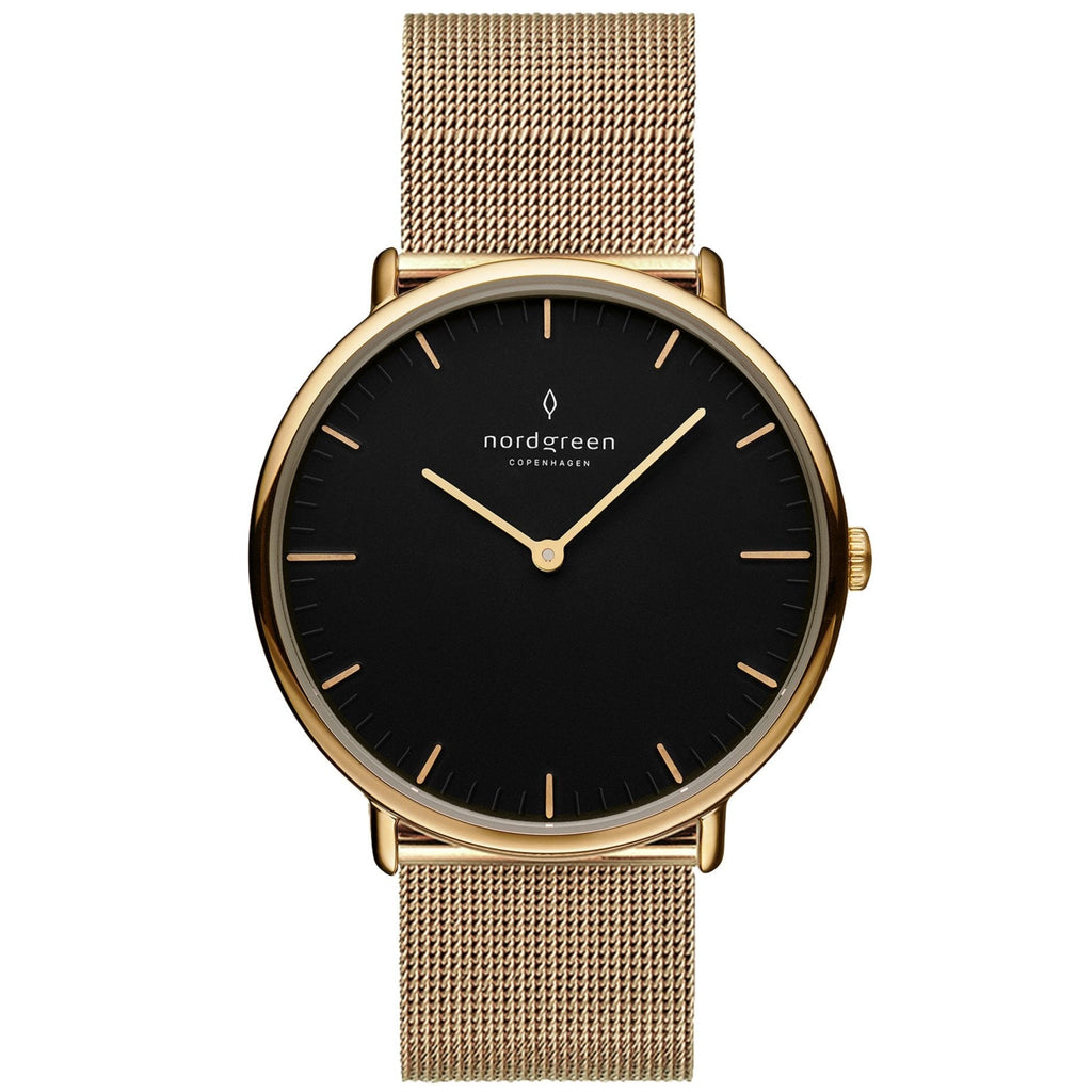 Nordgreen Native Gold Mesh 32mm Gold Case Watch from WatchPilot