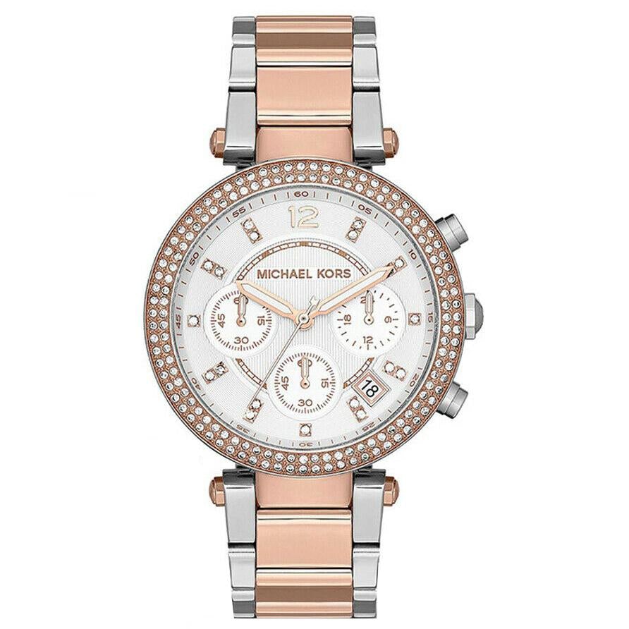 Michael Kors Women039s Audrina Mother Of Pearl Watch MK6312 For Parts or  Repair  eBay