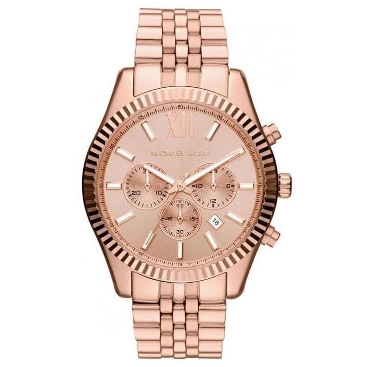 Michael Kors Lexington GoldTone Stainless Steel Watch MK8281  Michael kors  Reloj michael kors Reloj de acero inoxidable