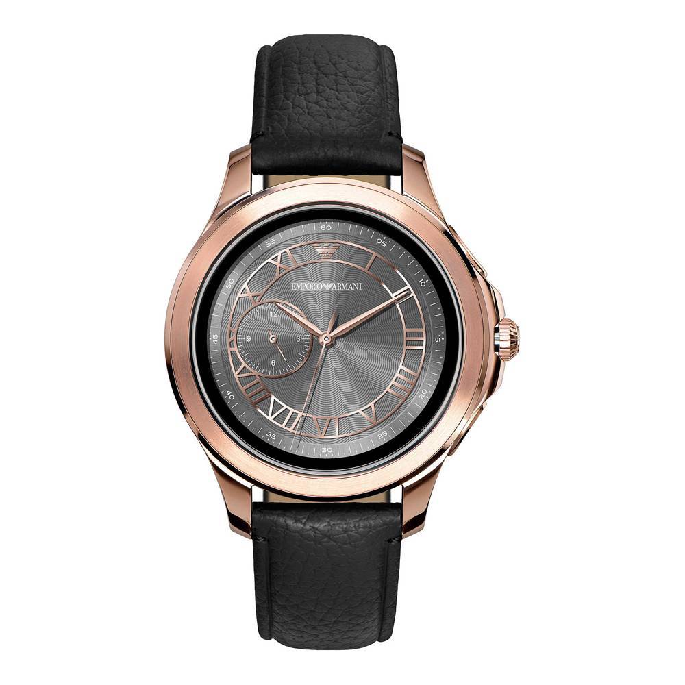 Armani Men's Black Gen 4 Smartwatch WatchPilot