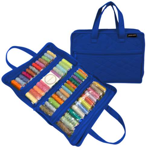 Yazzii Craft Box with Fabric Top - Portable Organizer