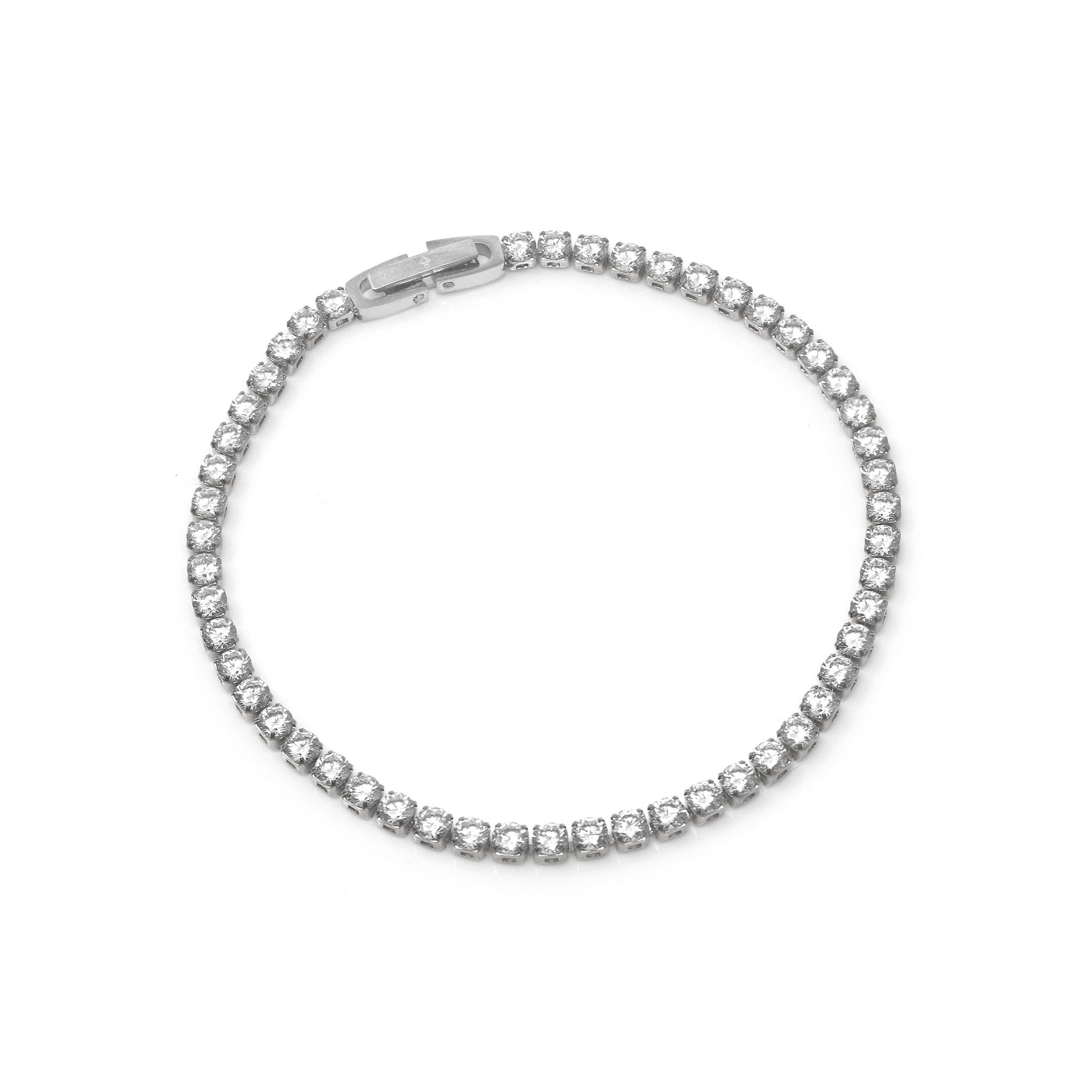 Luxe Tennis bracelet stainless steel.