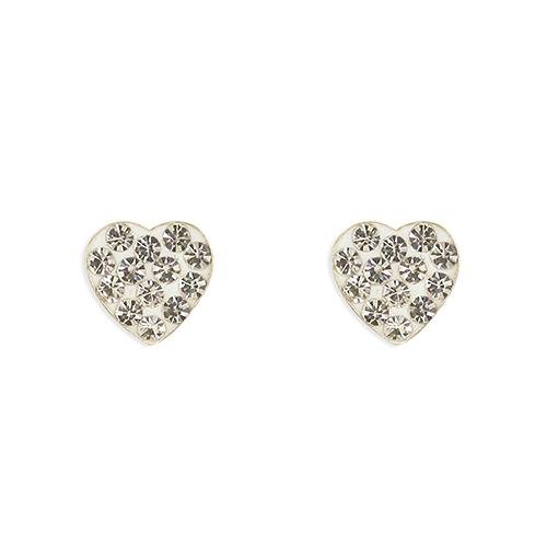 Baby CZ Heart Earrings – Lawlor Jewelry