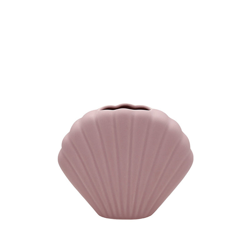 Targen Creative Cute Ceramic Seashell Vase