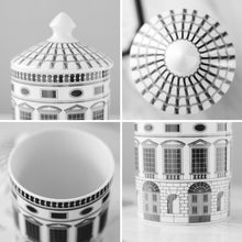 Load image into Gallery viewer, Castle Storage Pot Art Decor Ceramic Storage Jar - Targen