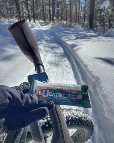 Ashley Carelock Fat Bike and BAR-U-EAT