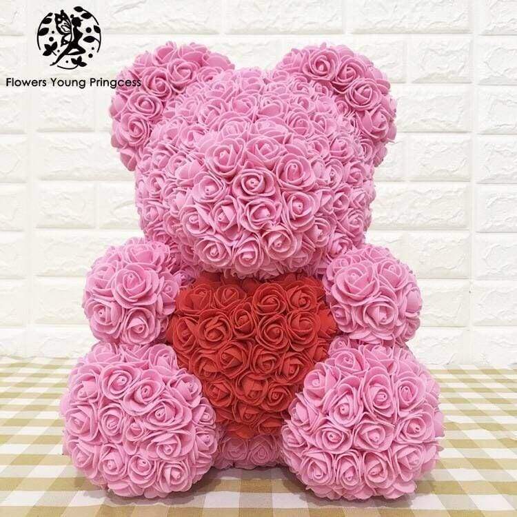 eternal rose teddy bear