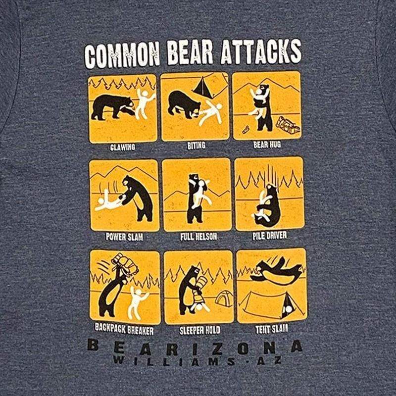 Common Bear Attacks TShirt Shop Bearizona