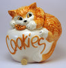 Large Unique Ginger cat cookie jar