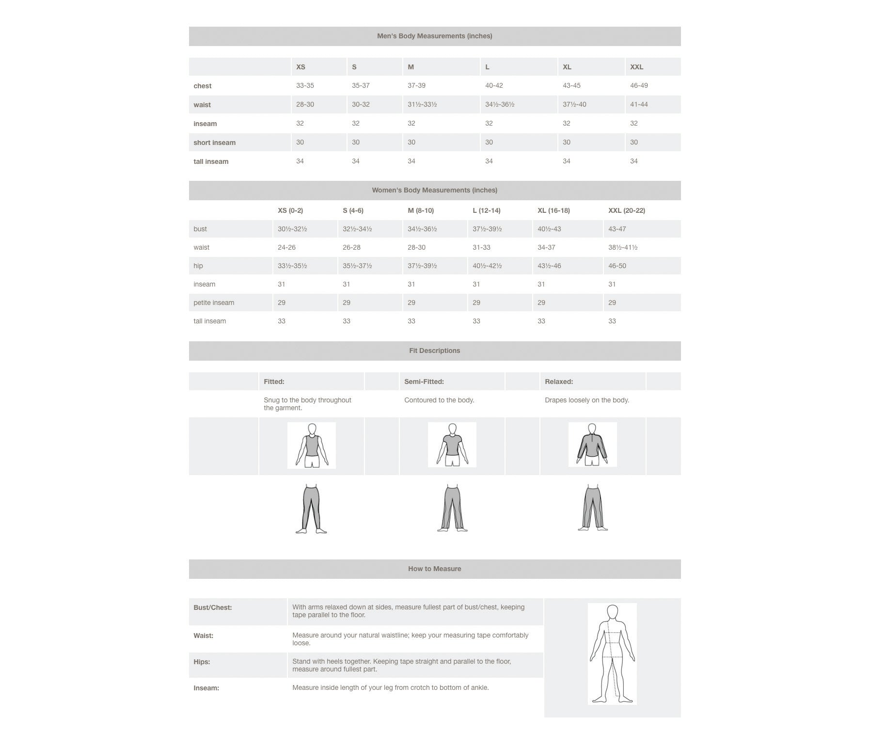 brooks size chart cm