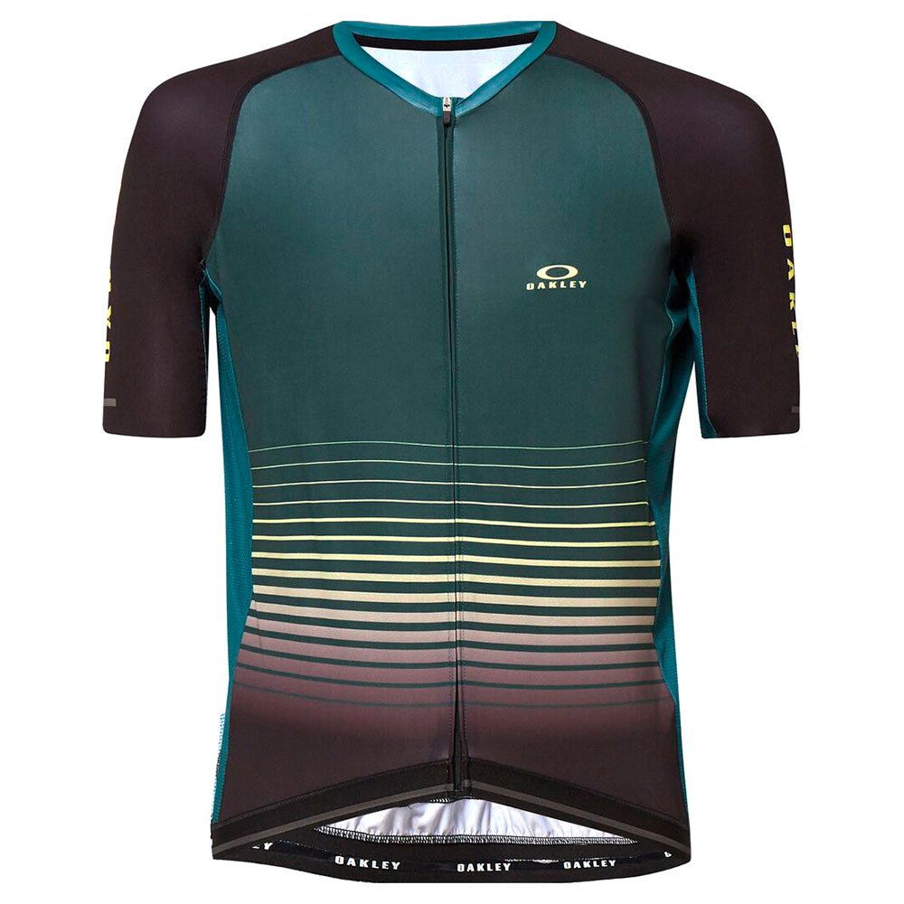 Oakley Men's Sublimated Icon Jersey  - HT Green/Bayberry Stripe (FO –  Key Power Sports Singapore