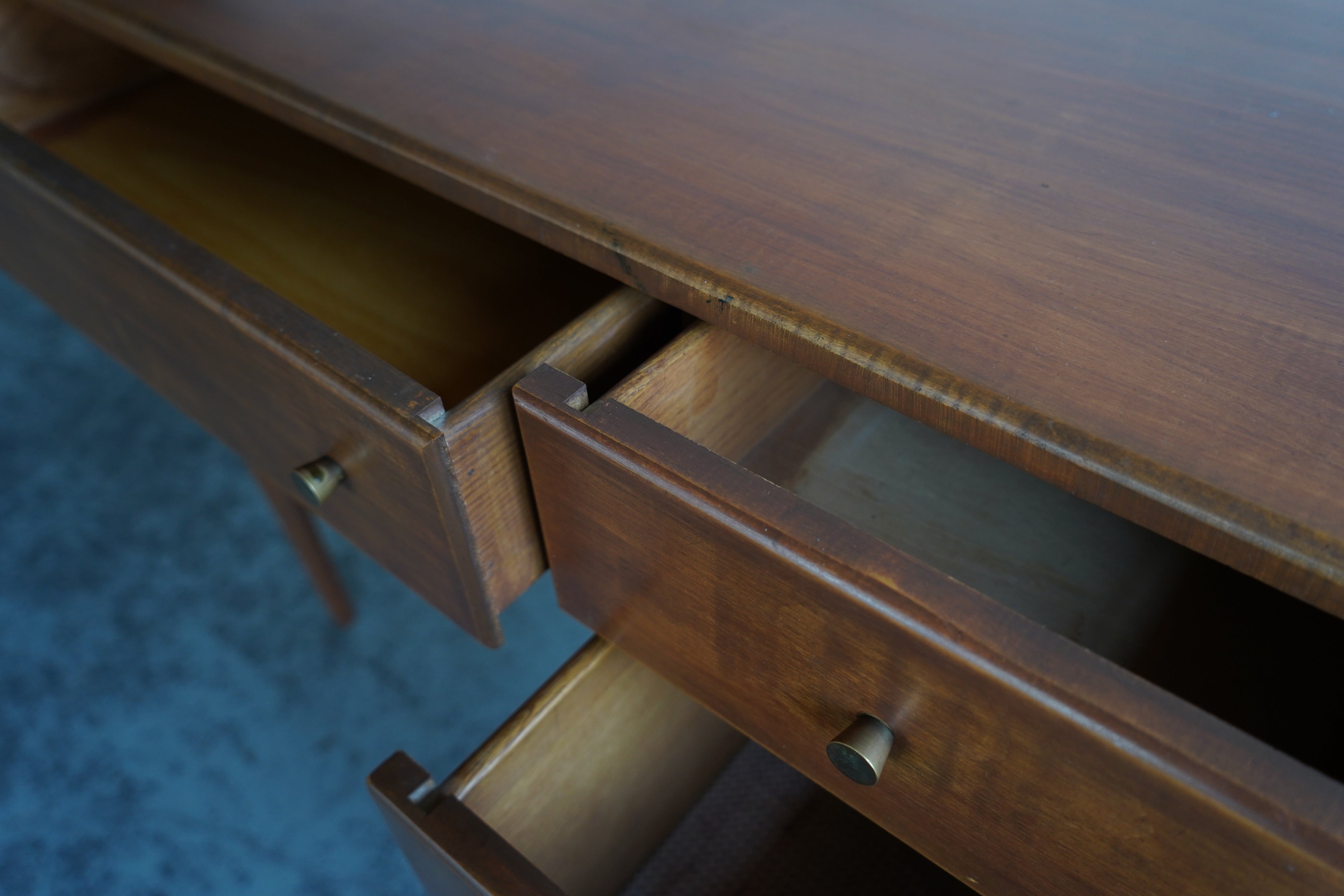 Mid-Century Writing Desk with Storage