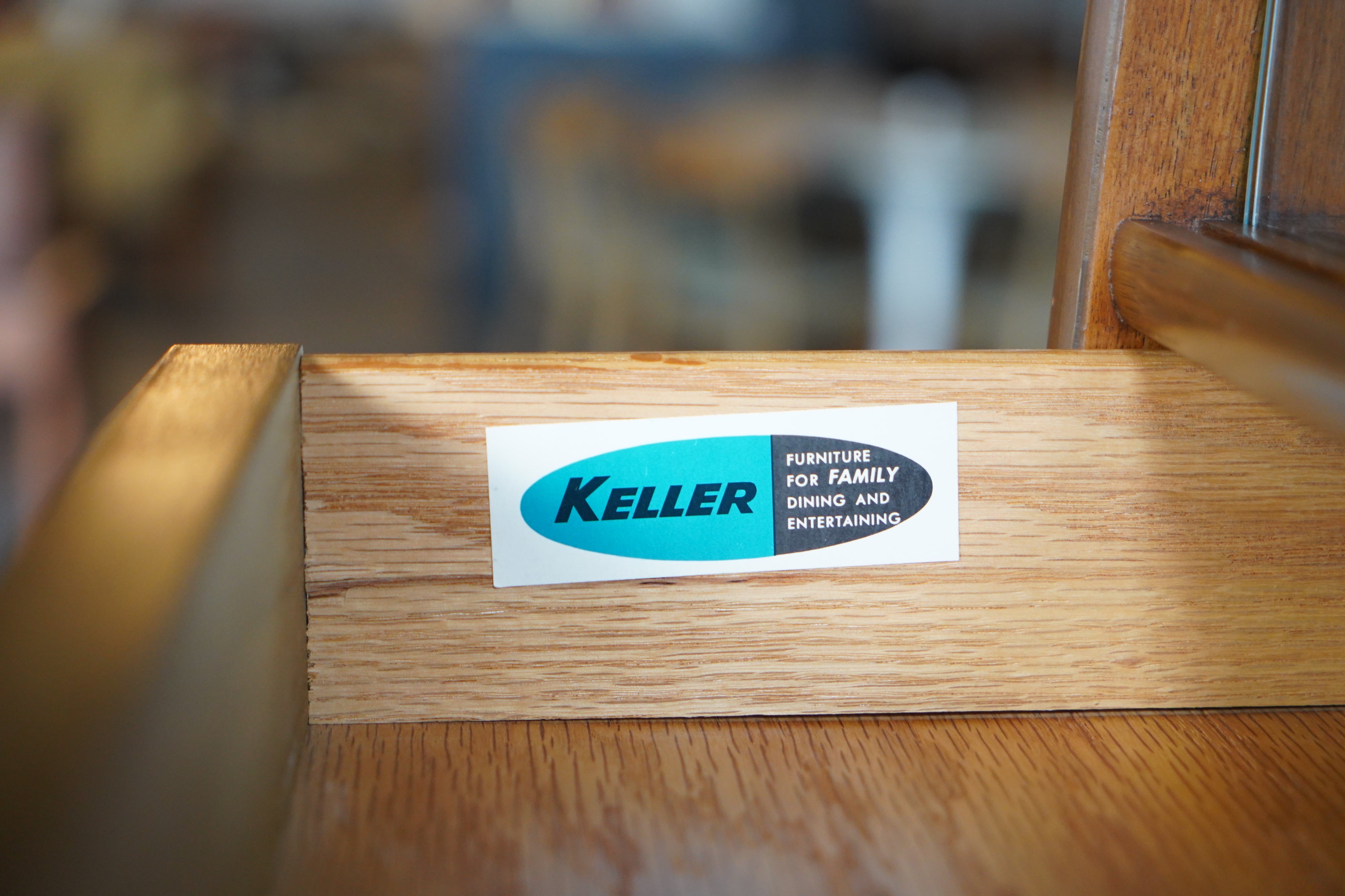 Keller Furniture Walnut Display Cabinet