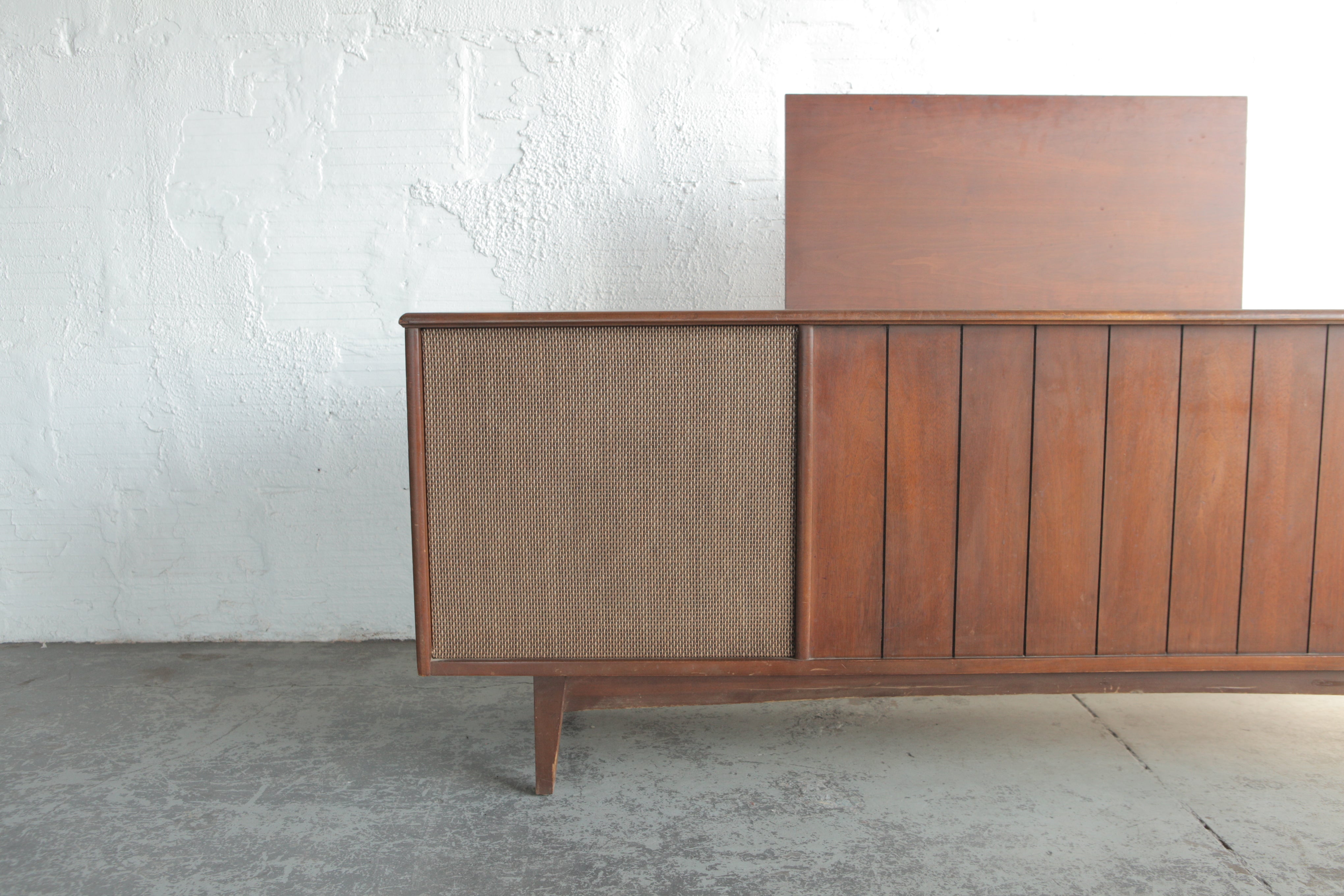 Mid Century Record Player Credenza The Good Mod