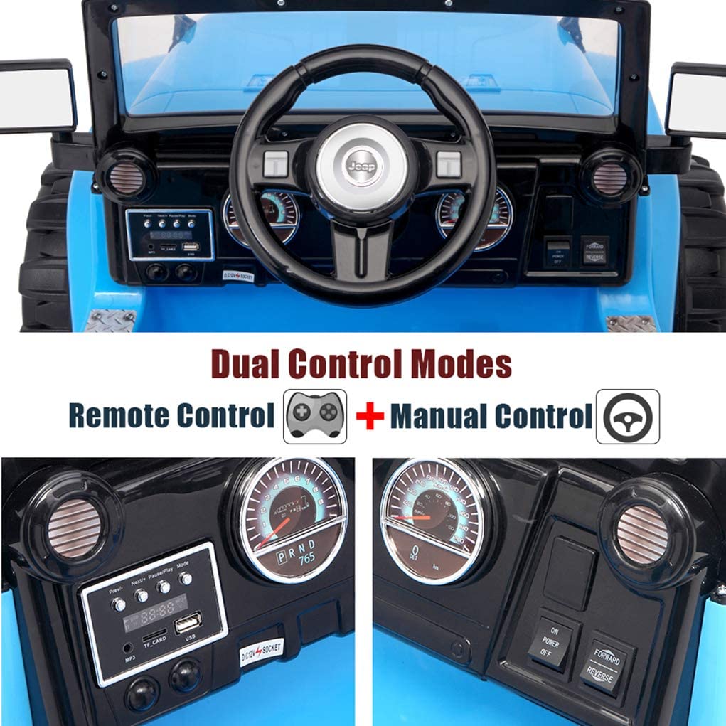 12v ride on jeep with remote control instructions