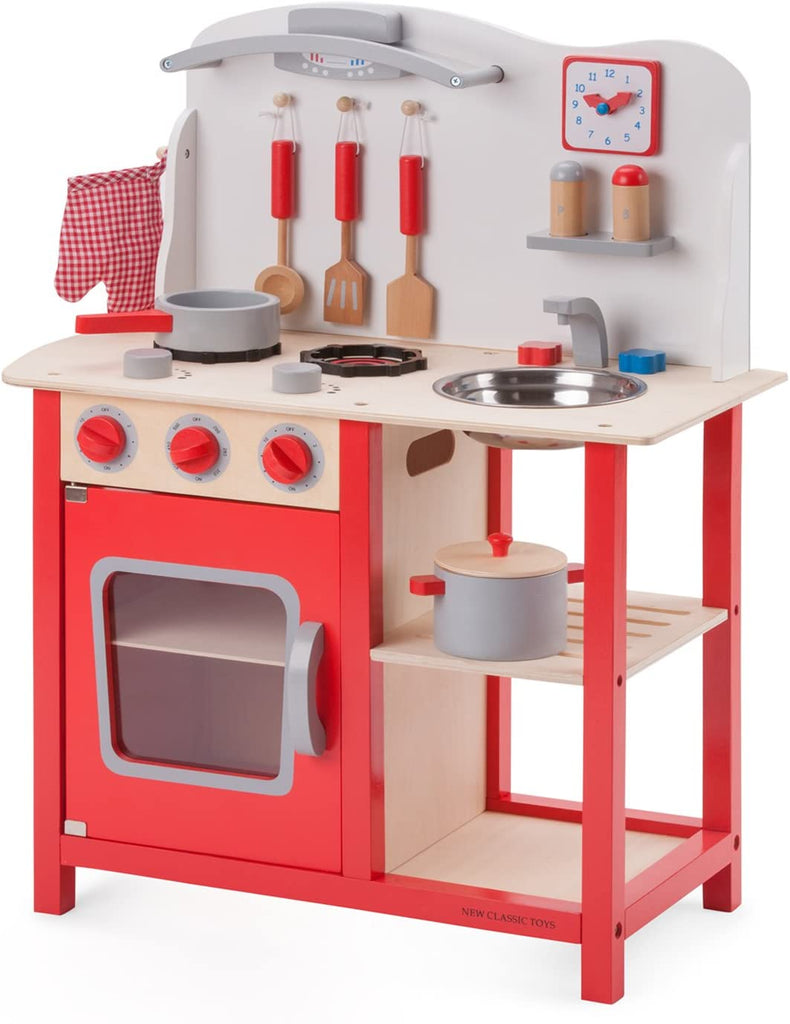 red kitchen toy